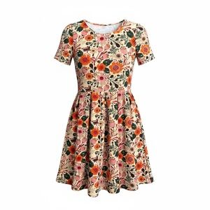 Lularoe Floral Amelia Dress Size Large